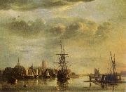 Aelbert Cuyp The Meuse by Dordrecht oil painting picture wholesale